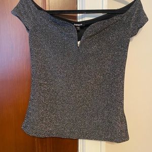 BNWT Sequin off the shoulder top
